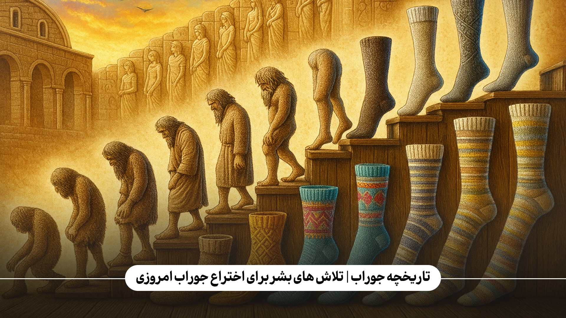 تاریخچه جوراب چیست و بشر چگونه به مرور زمان جوراب امروزی را اختراع کرد؟