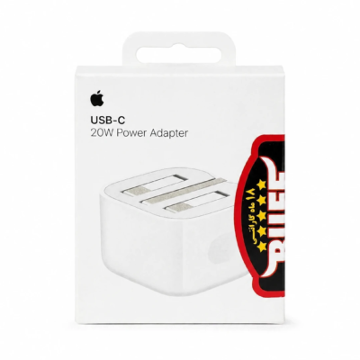 شارژر اپل 20 وات دیواری USB-C مدل 3 پین اورجینال با پشتیبانی از Fast Charge آیفون و آیپد. گارانتی 18 ماهه بافر، تضمین اصالت و ارسال سریع از باژو.