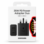 خرید شارژر 35 وات سامسونگ EP-TA220 اصل دو پورت USB-C و USB-A