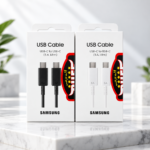 خرید کابل شارژ USB-C سامسونگ (۲ متری اورجینال - سفید و مشکی)