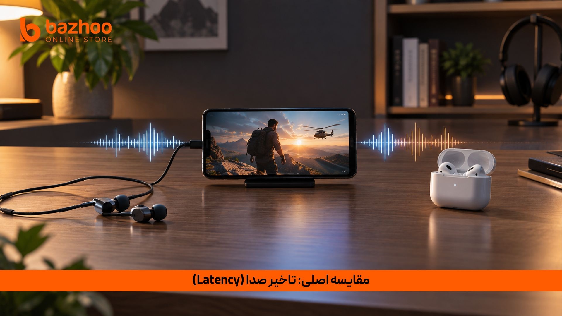 بررسی تاخیر صدا (Latency) در هندزفری بلوتوثی در مقابل هندزفری سیمی