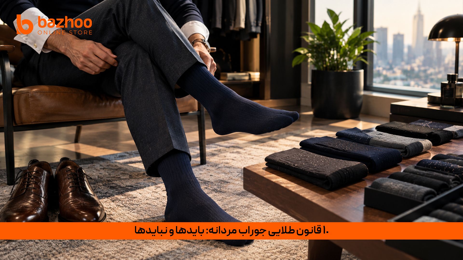  ۱۰ قانون طلایی برای پوشیدن جوراب مردانه که هر مردی باید بداند