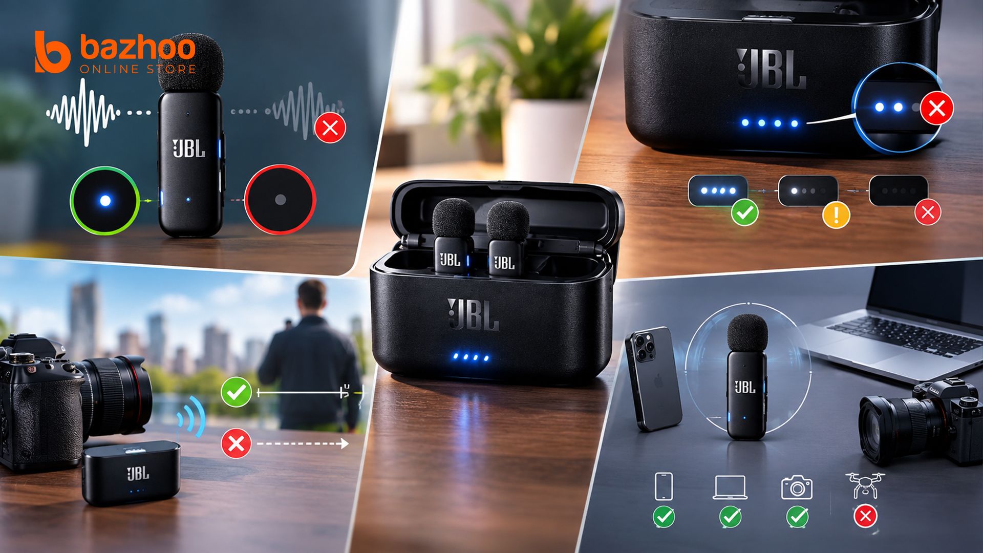 عیب یابی و رفع مشکل قطع شدن میکروفون JBL