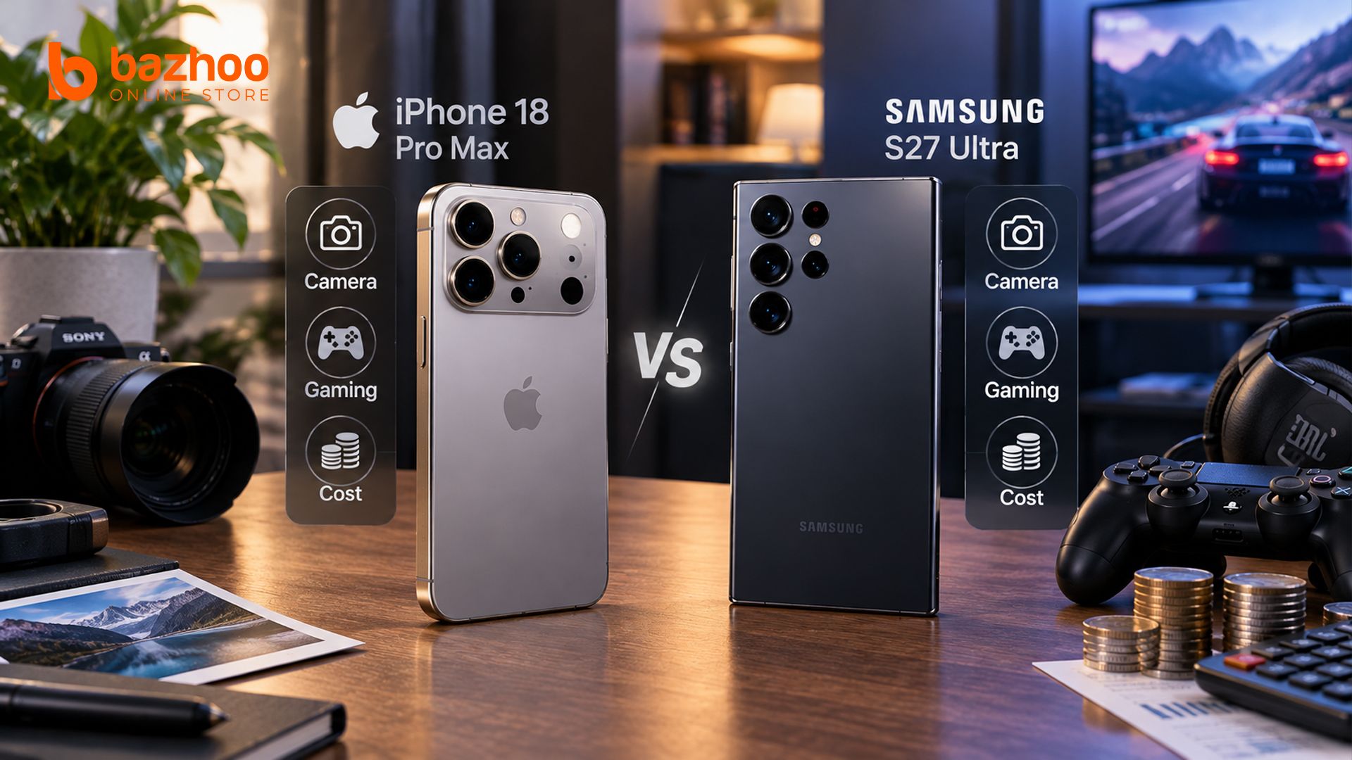 غول تکنولوژی مقایسهiPhone 18 Pro Max و Samsung Galaxy S27 Ultra