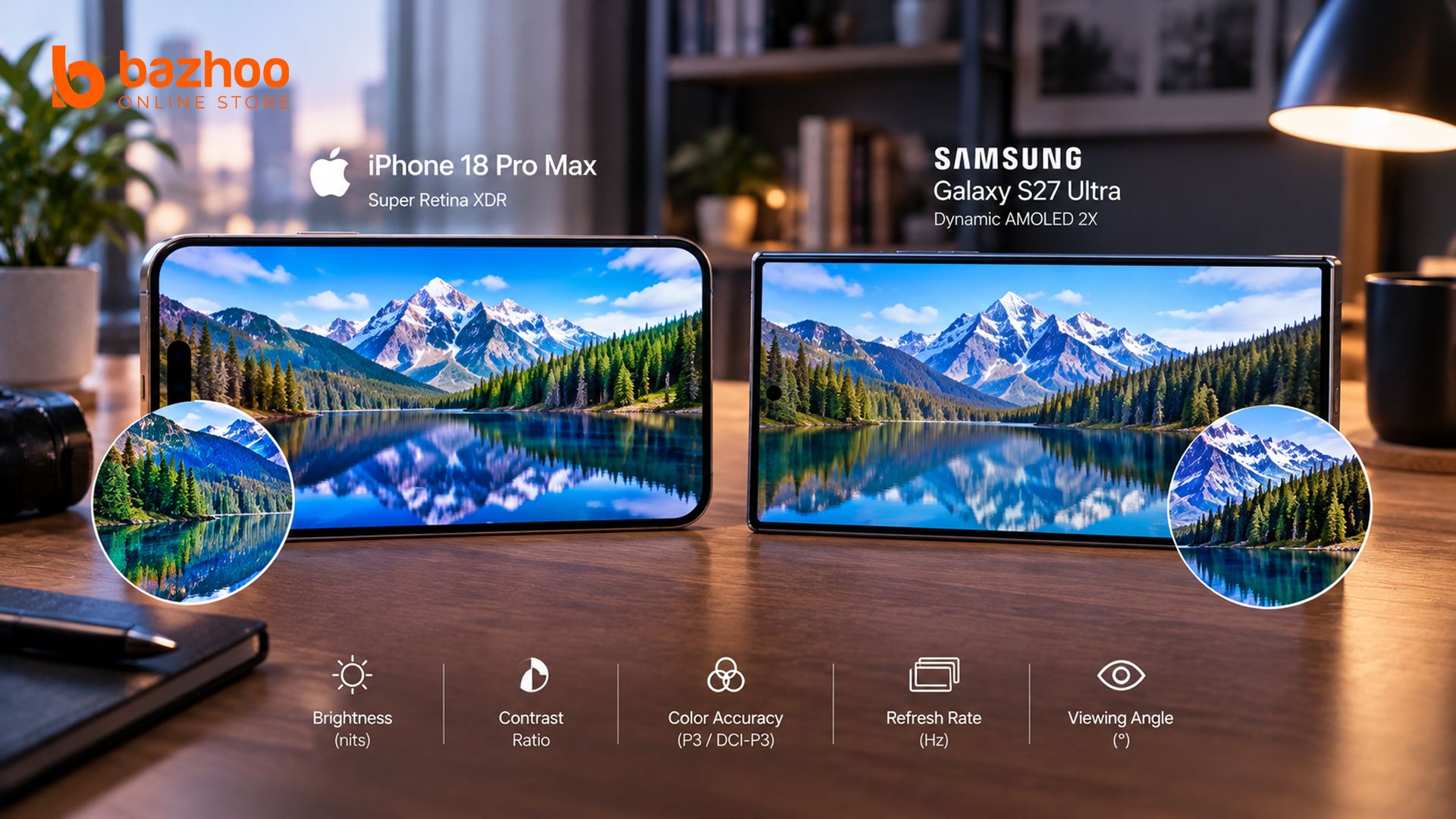 نبرد پیکسل: مقایسهiPhone 18 Pro Max و Samsung Galaxy S27 Ultra
